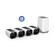 Load image into Gallery viewer, eufyCam S330 (eufyCam 3) 4-Cam Kit + 1 TB Hard Drive