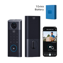 Load image into Gallery viewer, Video Smart Lock S330 + Rechargeable Battery