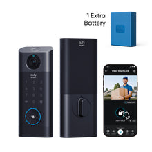 Load image into Gallery viewer, Video Smart Lock S330 + Rechargeable Battery