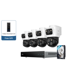 Load image into Gallery viewer, eufy PoE NVR Security System S4 Max + eufy Video Doorbell C31