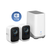 Load image into Gallery viewer, eufyCam S300 (eufyCam 3C) 2-Cam Kit + 1 TB Hard Drive
