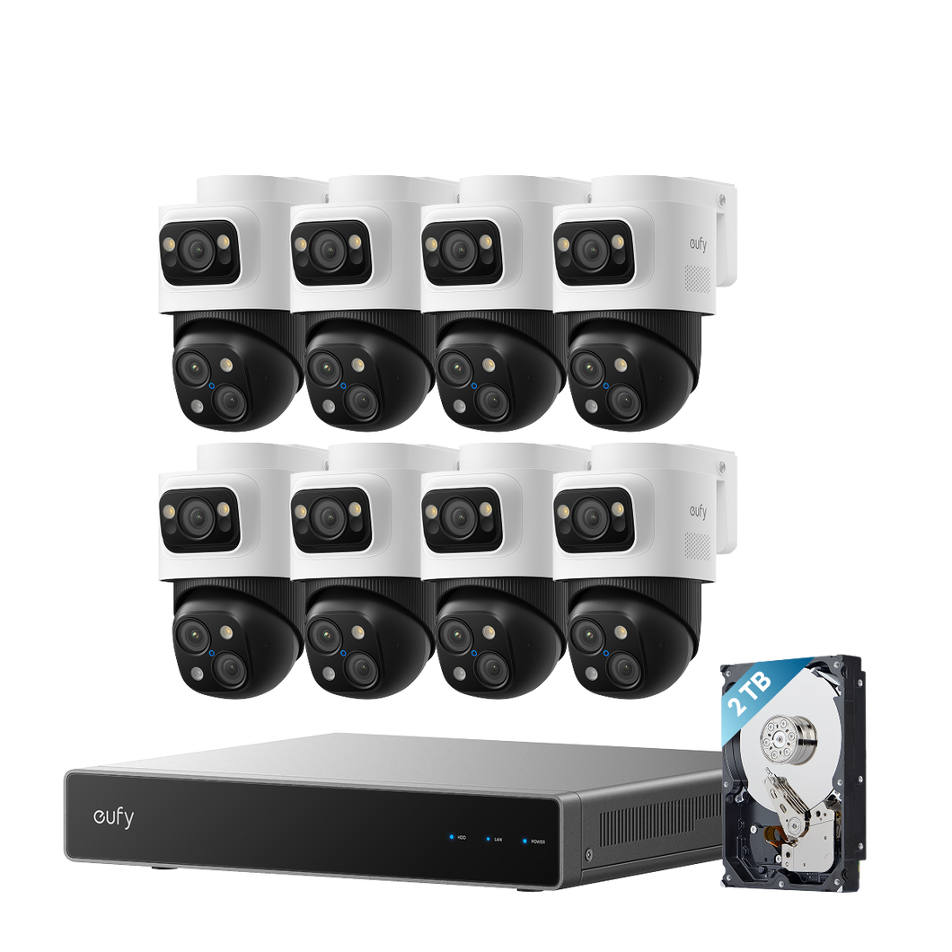 eufy PoE NVR Security System S4 Max + 4 PoE Cam S4 Add-Ons