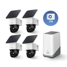 Load image into Gallery viewer, SoloCam S340  (4-Cam Pack) + HomeBase S380+ 1 TB Hard Drive
