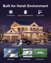 Load image into Gallery viewer, eufy Permanent Outdoor Lights E22（100ft/30m）+ 50ft/15m Extension Kit
