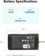 Load image into Gallery viewer, eufy RoboVac Replacement Battery Pack, Compatible with G40 series,G30 series,RoboVac 11, 11S, 11S Plus, 11S MAX, 12, 15C MAX, 15C,G10 Hybrid, G20, G35, G35+ Accessory
