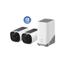 Load image into Gallery viewer, eufyCam E40 2-Cam Kit (HomeBase S380) + 1 TB Hard Drive
