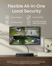 Load image into Gallery viewer, eufy Smart Display E10 + eufy PoE NVR Security System S4 Max
