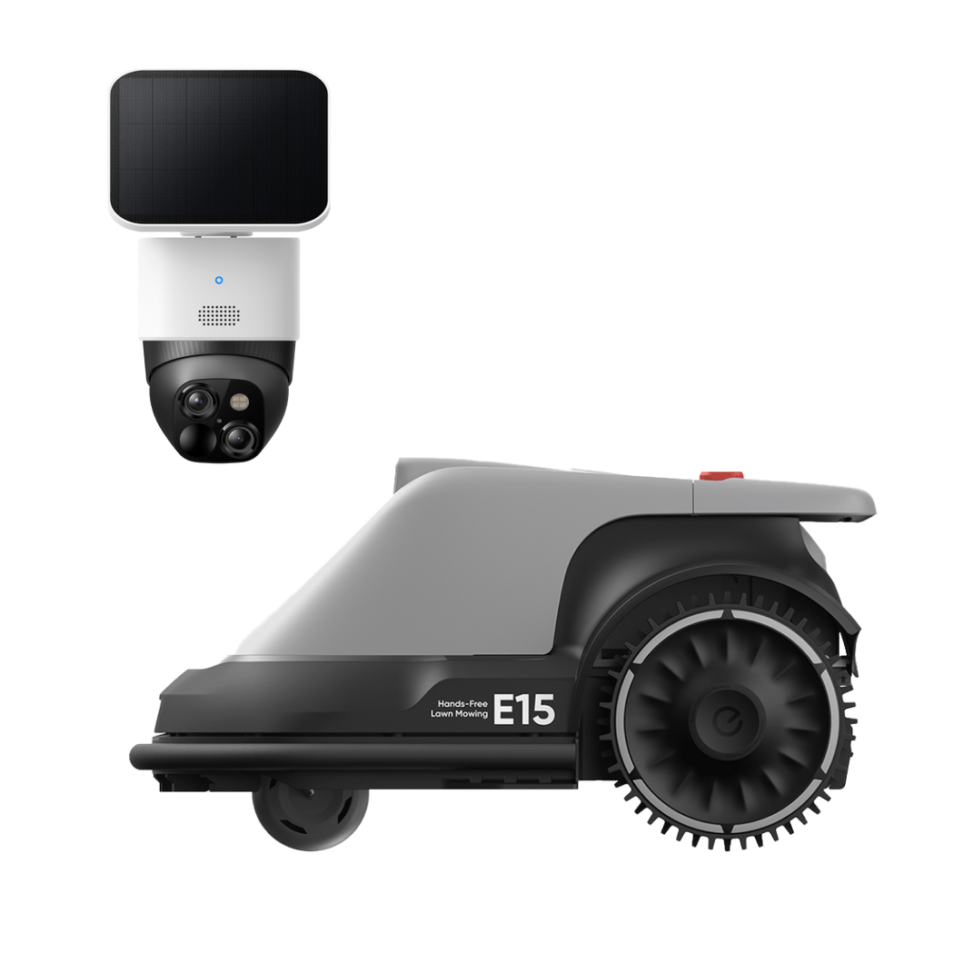 eufy Robot Lawn Mower E15 + SoloCam S340