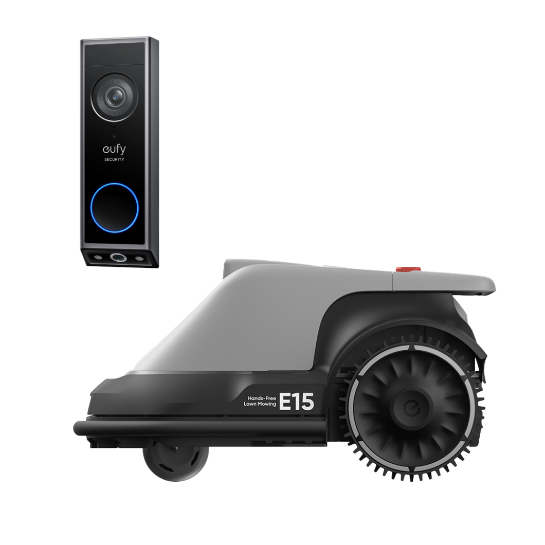 eufy Robot Lawn Mower E15 + Video Doorbell E340