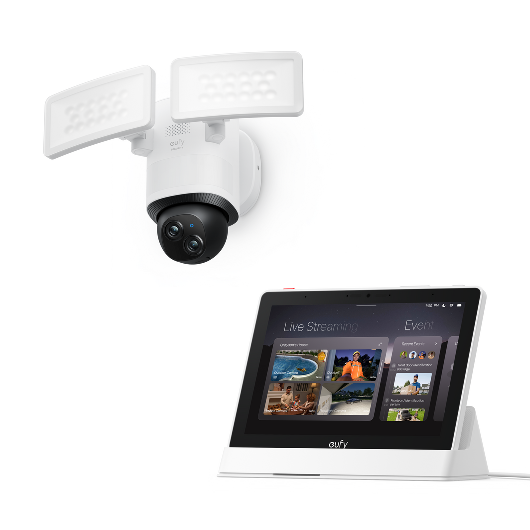 eufy Smart Display E10 + Floodlight Camera E340