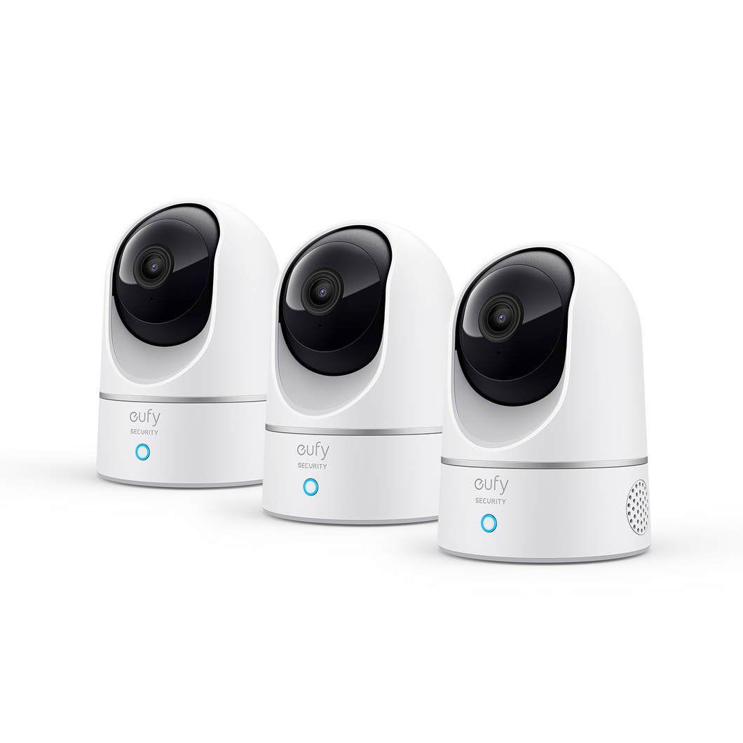 Indoor Cam E220 (2K, 3-Cam Kit, Pan & Tilt)
