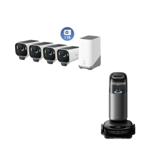 Load image into Gallery viewer, eufy Robot Vacuum Omni S1 Pro + eufyCam S3 Pro 4-Cam Kit + 1 TB Hard Drive
