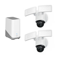 Load image into Gallery viewer, Floodlight Camera E340 (2-Cam Pack) + HomeBase S380
