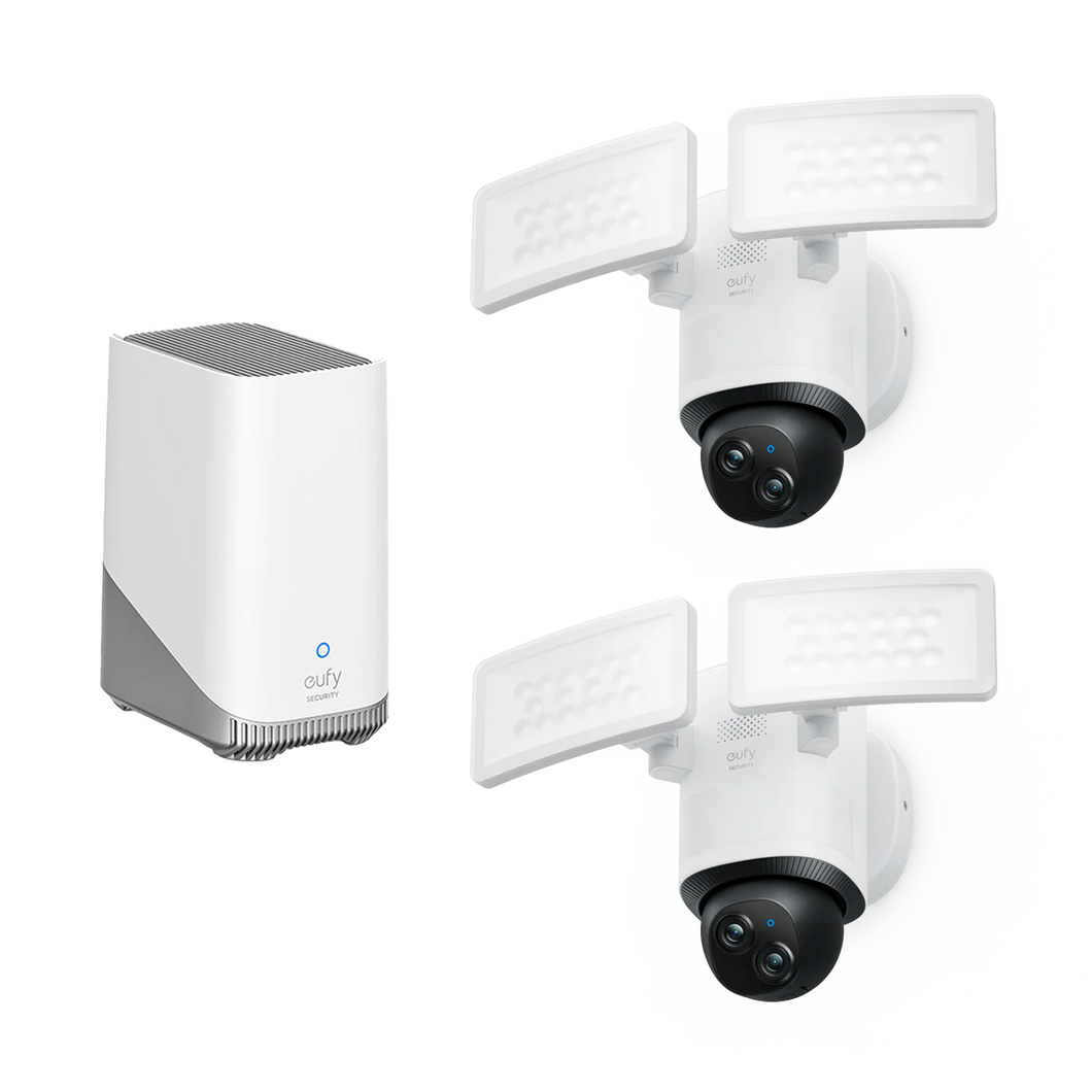 Floodlight Camera E340 (2-Cam Pack) + HomeBase S380